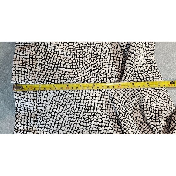 Banana Republic Womens 4 Ryan Pants in Cool Neutral Boa Print - Picture 7 of 12